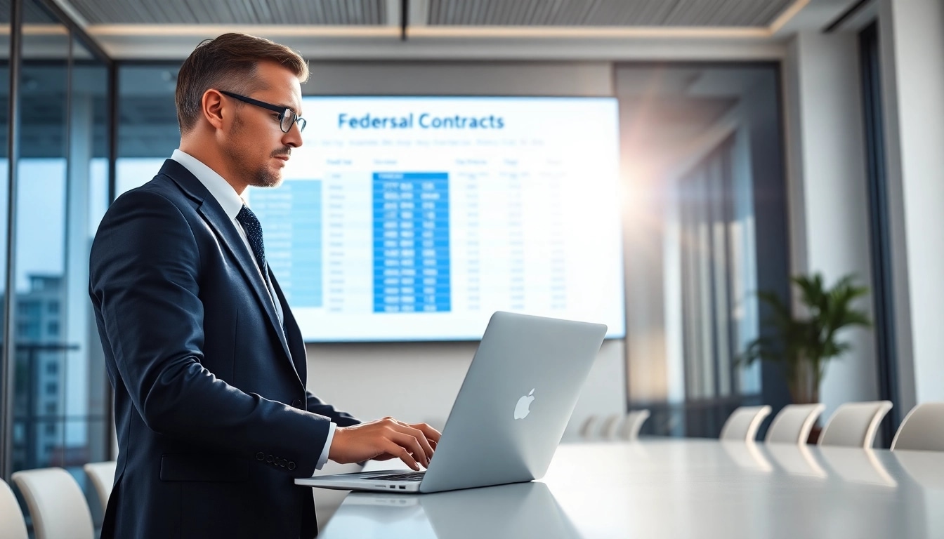 Consultant engaged in registration and certification in Federal databases for federal contracts.