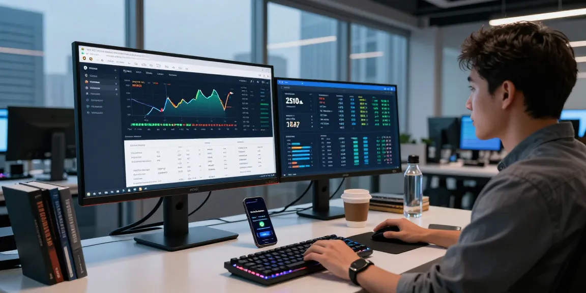 Professional workspace showcasing a bitcoin mining website, emphasizing cryptocurrency trading, blockchain technology, and digital wallet management.