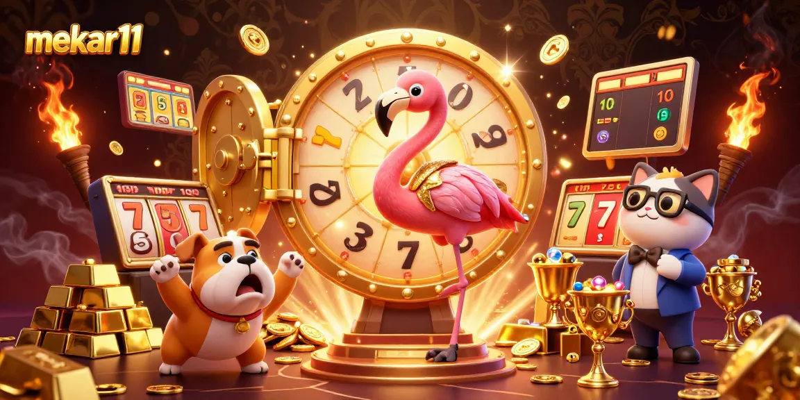 Spin the prize wheel at mekar11 with thrilling slot game action and dazzling gold treasures.
