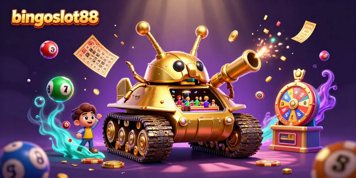 Rasakan keseruan bingoslot88 dengan tank keledai emas yang memancarkan kemewahan dan permainan!