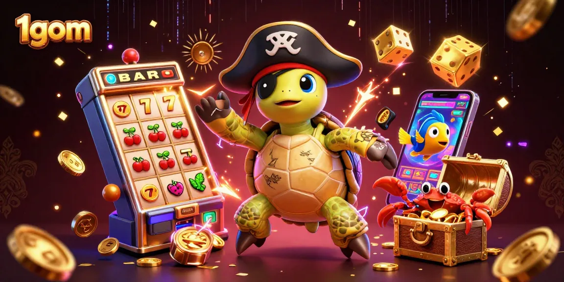 Join 1gom for thrilling betting action amid pirate adventures and colorful slots.