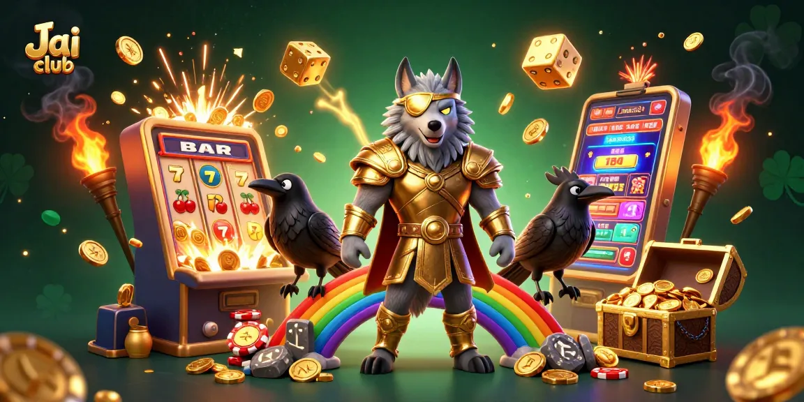 Play thrilling games like slots with Jai club featuring fantasy characters and casino elements