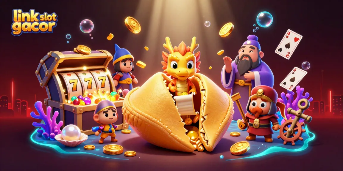 Embrace fortune with link slot gacor in this dynamic gaming scene full of vibrant symbols.