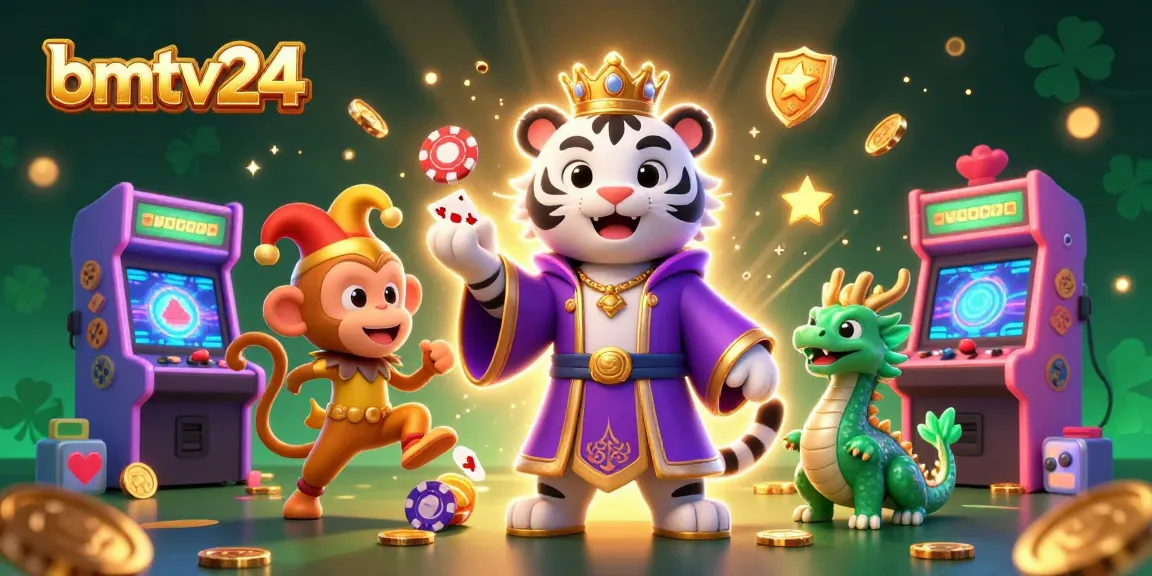 Engage with the exciting bmtv24 casino game scene featuring vibrant characters and gaming elements.