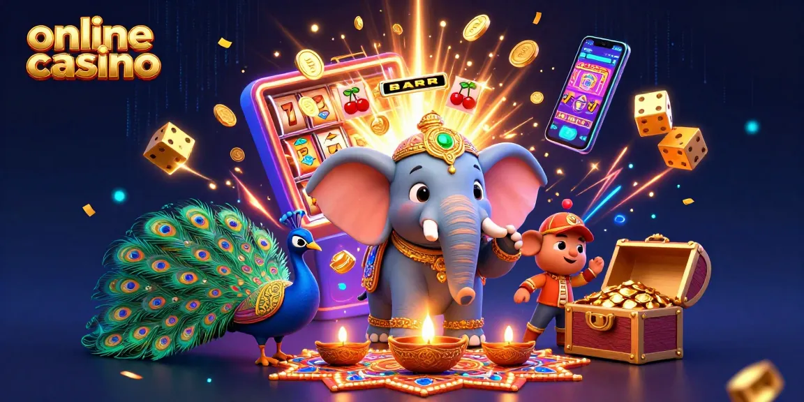 Experience the magic of online casino gaming with an exciting jackpot scene