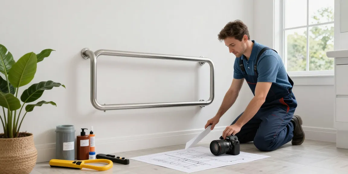SafeHome bathroom renovation for elder safety, showcasing stylish non-slip flooring and grab bars.
