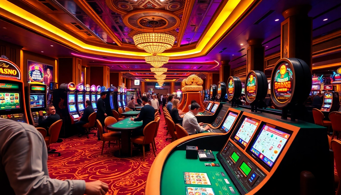 Experience the excitement of a Non gamstop Casino Uk with vibrant slot machines and engaging gaming.