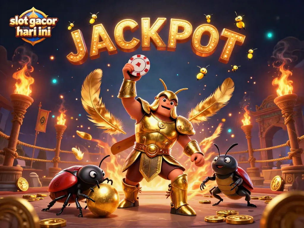 Menangkan jackpot dengan slot gacor hari ini dari ilustrasi kasino penuh warna ini.
