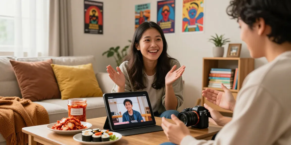 Learn Spanish with Asian culture content at https://hanadultalk.com in a cozy setting.