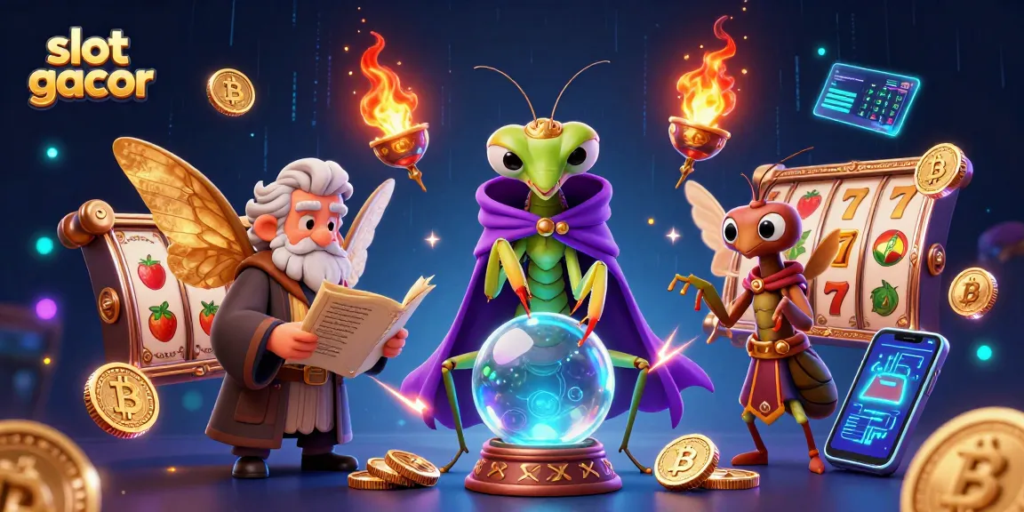 Menangkan slot gacor dengan ilustrasi 3D detail tinggi menampilkan karakter mistis dan elemen slot.