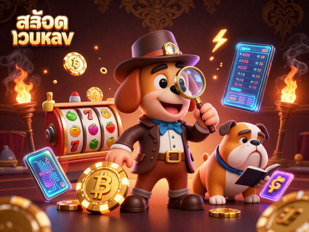 Engage in สล็อตเว็บตรง excitement with vibrant 3D gaming and detective exploration.