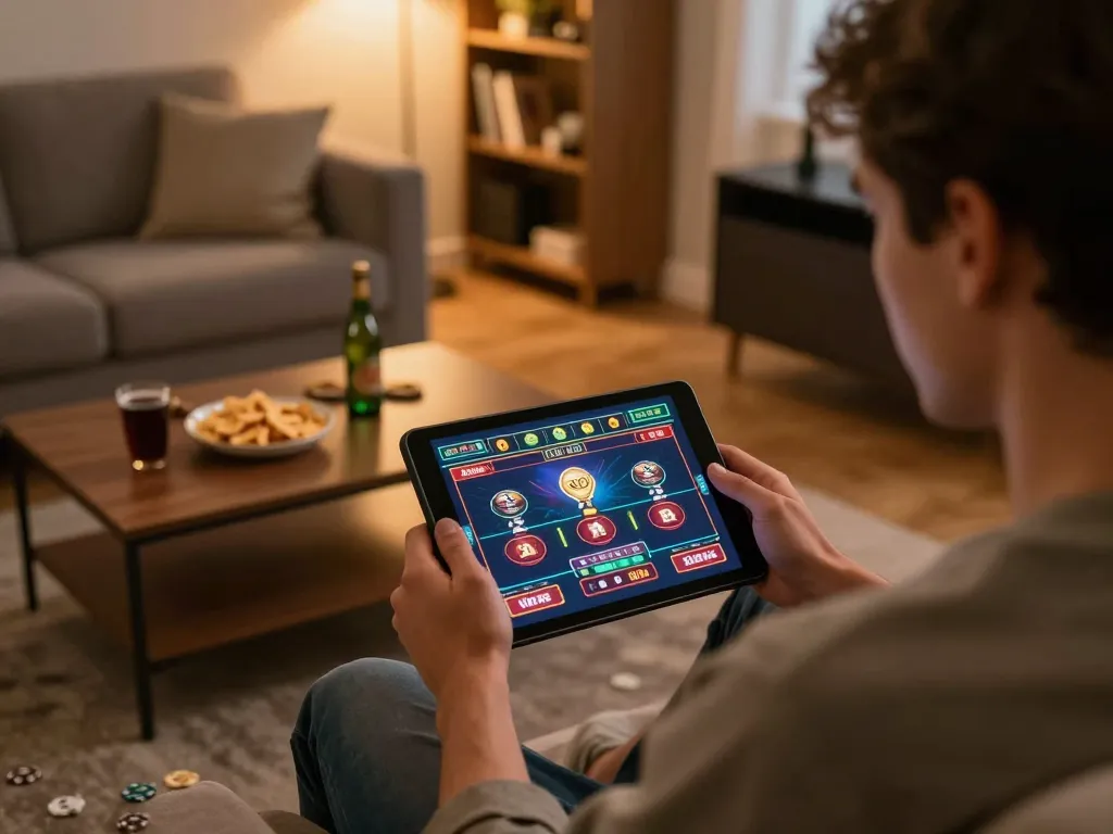 Experience winning strategies with 23win com in a cozy online gaming setup.