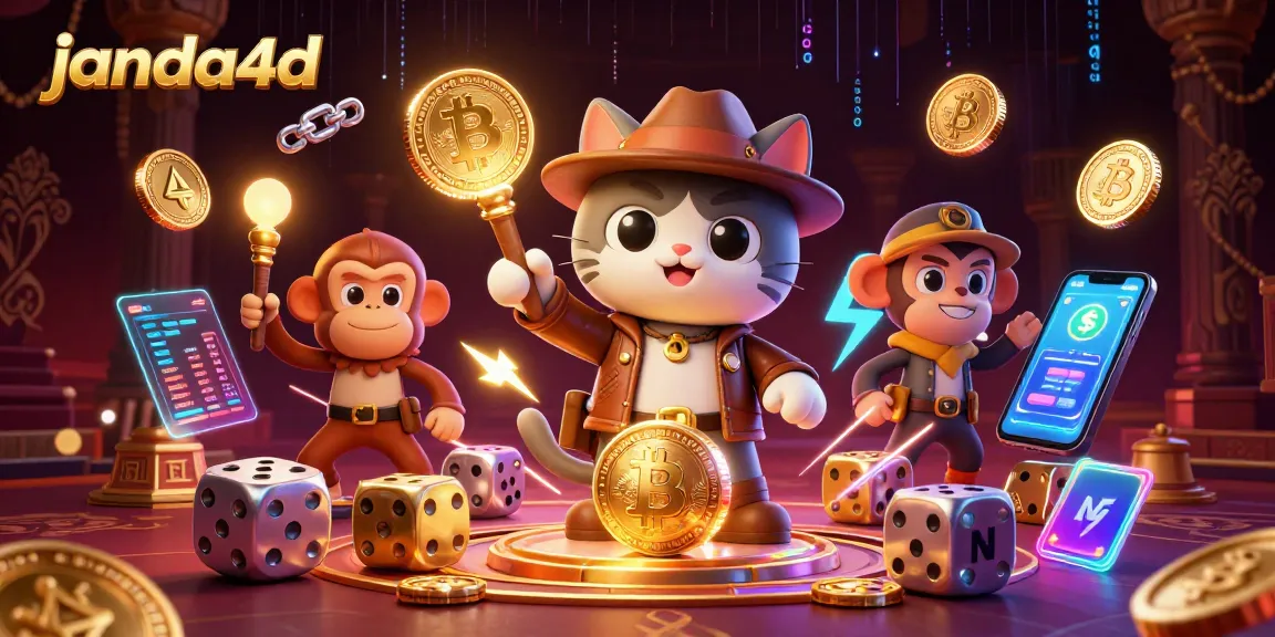Janda4d menghadirkan grafik slot mewah dengan artefak kasino emas dan kucing arkeolog yang menarik.