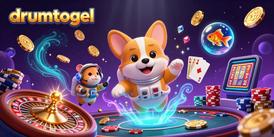 Mengakses permainan di drumtogel sambil menyaksikan astronaut anjing corgi yang mengapung di kasino luar angkasa.