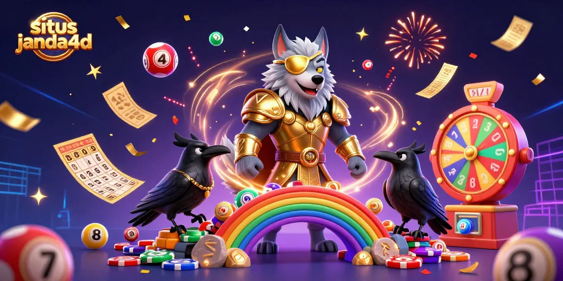 Menangkan permainan di situs janda4d dengan Odin dan dua burung gagak yang bersinar