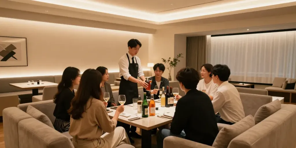 강남 구구단에서 친구들과 함께 즐거운 시간을 보내는 모습