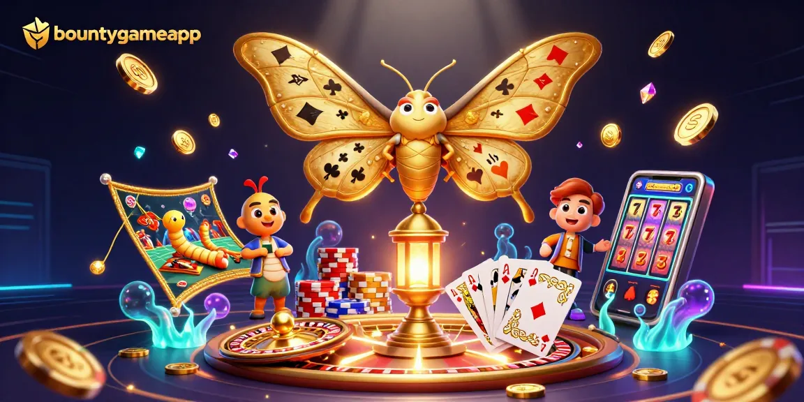 Bermain di bountygameapp dengan slot mesin beruntung dan kupu-kupu emas menciptakan pengalaman kasino imersif.