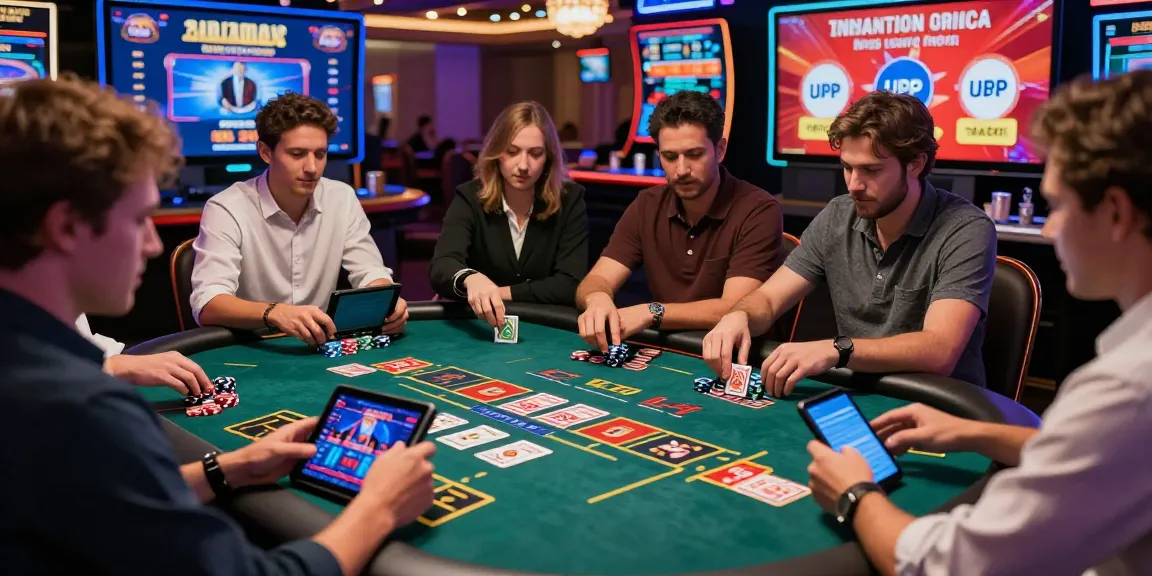 Exciting Andar Bahar online casino scene with players engaging in real-time betting and live dealers.